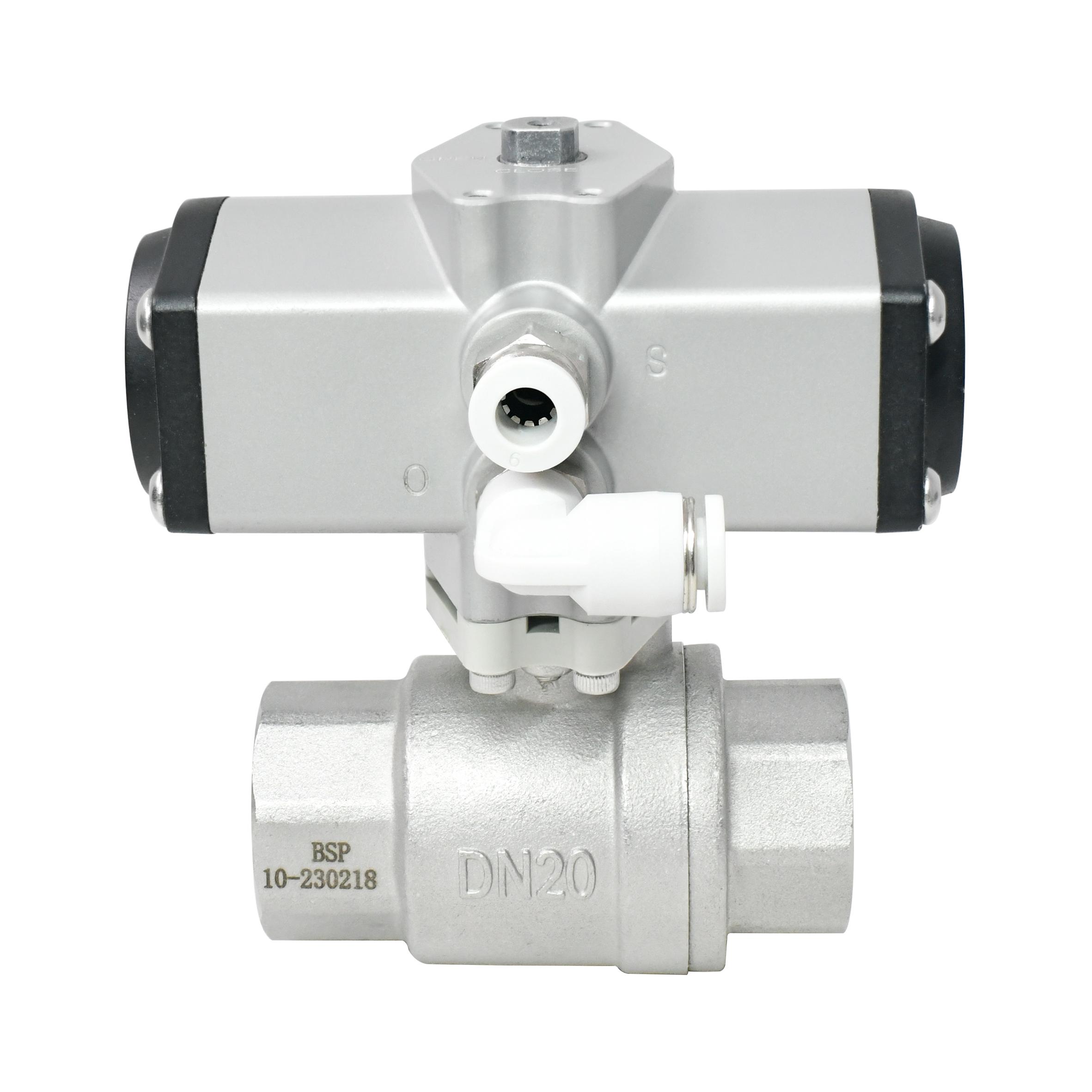 TONHEFLOW P30系列 DN20 不锈钢两通气动球阀，开关时间≤1S